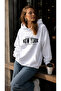 New York the City Never Sleeps (Hooded 3 Thread Sweatshirt) Unisex - 2