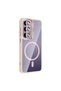 Galaxy S25 Plus Case with Camera Stand, Magsafe Compatible, Transparent Back, Silicone Senk - 4