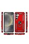 Galaxy S25 Plus Case Camera Protector Magnetic Stand Tank Protection Brsa - 4