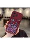 Tecno Spark 40 Compatible Case Camera Protector Claret Red Silicone Couple Phone Case Butterfly Pattern