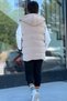 Boy's Snap Fastener Hooded Nova Fabric Inflatable Vest Ylk3026 - 9