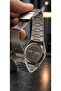 Men's Wristwatch Black Navy Blue Dial Steel Band 5 Atm - 2