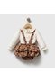 Elise Polka Dot Vintage Salopet and Ruffle Collar Blouse 2-Piece Baby Girl Set - 3