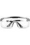 MARTYRA Safety Goggles, 1 Pcs Wrap Around Safty Glasses Anti-Fog Protective Goggles Black Frames Eye goggles protection for Kids adult Eye Protection with Clear Thicker PC Lenses For Outdoor - 8