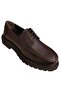 Jf-684 Men's Genuine Leather Thick Soled Premium Navigator Shoes - 8