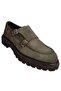 Jf-345 Men's Genuine Leather Thick Sole Double Buckle Premium Casual Shoes - 7