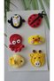 Baby Gift Pinterest Combinations Hairless Baby Hair Clips 6-Piece Mixed Sets Hanmade Knitted Organic Baby Hair Accessories - 5
