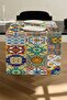 Colorful Tiles Cotton Runner - 4