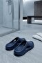 Navy Blue Daily Balcony Garden Pool Beach Slippers Men's Slippers - 5