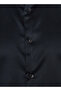Men Slim Fit Collared Textured Long Sleeves Shirt - 2