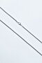 Alice Silver Plated Knitted Chain Necklace - 2