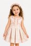 1-6 Years Old Girls' Premium Quality Crowned Evening Dress Set 7034