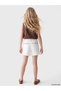 Trendlucky Girls' Jean Shorts with Embroidery and Contrast - 2