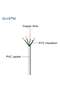4-Core Electrical Cable-50 Meter, 2.5MM, White PVC Insulated Power Wire - 2