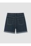 Lcwaikiki Classic Gray High Waist Women's Jean Shorts - 7
