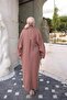 Tan Bat Sleeve Muslin Long Tunic - 4