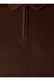 FLAT KNIT ZIP POLO - 6