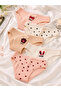 Cute Paws 5-Piece Printed Women's Slip Panties Set