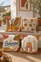 Bohemian Patterned 4-Piece Throw Pillow Cover Set