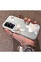 Samsung Galaxy A36 5g Compatible Silicone Edge Hard Back Case Couple Phone Case with Floral Pattern - 2