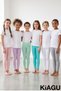 Girls' 6-Pack Plain & Cotton Leggings Set - Casual Long Leggings - 3