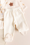 Star Patterned 100% Cotton 5 Piece Girls Boys Hospital Discharge Set Baby Set - 2