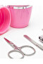 Matxzngz Nail Care Manicure Pedicure Set 4 Pieces Pink Practical (151403) Daily Use - 3