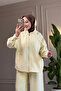 6392 - Stylish Comfortable Modal Fabric Hooded Casual Women's Set - 5
