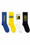 Licensed Fan Socks Unisex 4-Piece Adult Socks 1907 Socks Yellow Navy Blue Daily Socks Sports Socks Fb Gift Socks Canary Totem Socks Fb23070