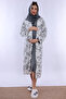 Adjustable Waist Elastic with Hijab and Breastfeeding Feature Maternity Set Effortt - Smoked - 2