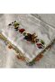 Handmade Needlework Writing, Scarf, Yemeni, Mevlit Cover, Head Cover, 4 Sides Embroidered, 100% Cotton, 100*100cm - 7