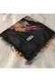 Handmade Needlework Writing, Scarf, Yemeni, Mevlit Cover, Head Cover, 4 Sides Embroidered, 100% Cotton, 100*100cm