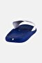 Men Brand Logo Slip On Slides, Navy Blue - 3