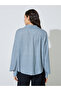 Blue Striped Long Sleeves Shirt - 5