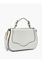 Off White Canvas Strap Crossbody Bag