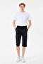Men's Below-Knee Bermuda Shorts Diving Fabric with 3 Pockets - 5
