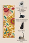 Sdt Traditional Patterned Modern Woven Base Decorative Carpet Sdtamor5068 - 5