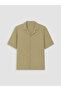Yellow Regular Fit Krinkle Men's Shirt - 8