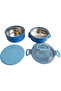 Kids Stainless Steel Lunch Box Blue – Children's Lunch Box, Leak-Proof Food Storage Container - 2