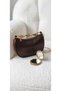 New Season Women's Hand and Shoulder Bag with Gold Detail - 3