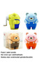 مبراة أقلام مكتبية DS-106 Happy Bear - مبراة أقلام بتصميم دب لطيف - 3