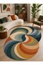 Sdt Traditional Patterned Modern Woven Base Decorative Carpet Sdtamor5055 - 3