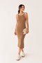 Women's Ribbed Slit Maxi Dress - 3