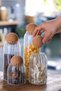Set of 4 Glass Jars with Cork Lids and Spice Containers (500-700-1000-1250 ml) - 6