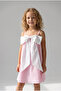 White Bow Girl Cotton Dress