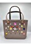 Women's Eva Daily Beach Bag with Figured Stickers - 3