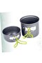 Grey Portable Camping Cookware Set With Backpack for 1 person - 4