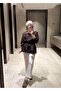 Crepe Brown Blazer - 2