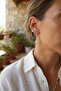 Set of 3 Earrings in Gold Color with Chain Detail - - 2
