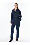 Hooded Short Trench Coat Dark Navy Blue - 2